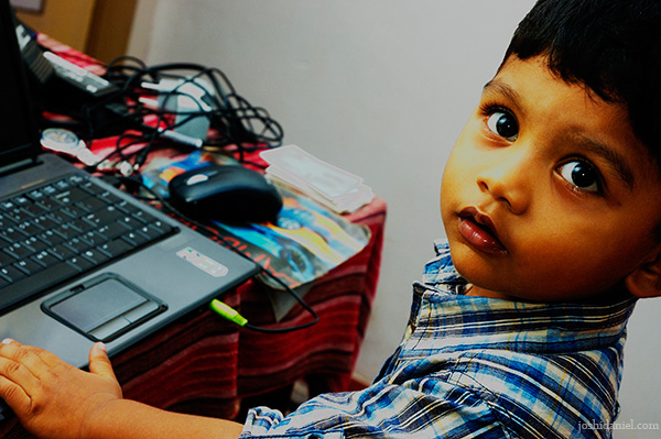 Portrait of a young explorer