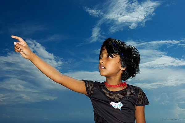 Outdoor portrait of model Darshita