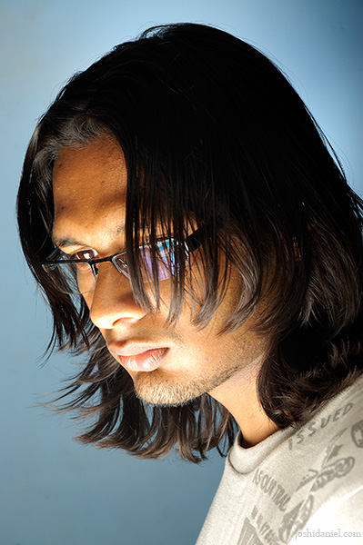 Portrait of male model Roopak R Nair