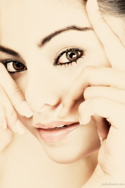 Beauty portrait of female model Konkana Bakshi