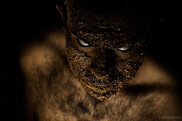 Devilish portrait of Om Prakash Varma