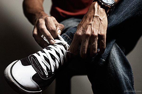 Self-portrait of joshi daniel getting ready to explore more