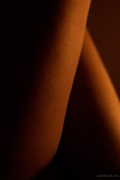 Abstract nude of a girls legs