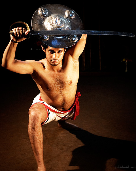 Kalaripayattu demonstration by Raam Kumar with Valum Parichayum (Sword and Shield)