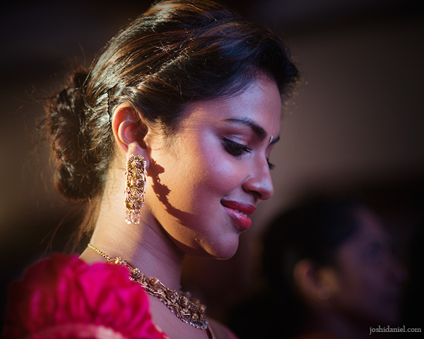 Portrait of Indian actress Amala Paul smiling