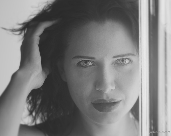 Black and white portrait of Alexandra Pisetskaya