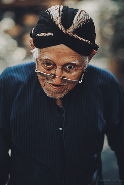 Portrait of an Abdi Dalem in the Royal Palace (Kraton) of Yogyakarta, Indonesia