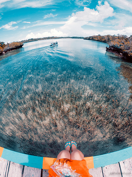 Sarah Claudia at Bair Island, Tual, Maluku, Indonesia