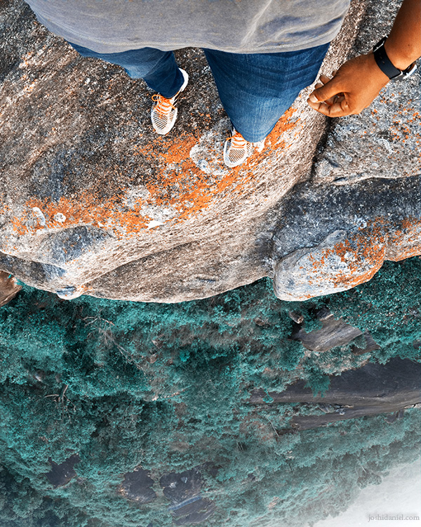 GoPro self-portrait of joshi daniel at Chitharal, Kanyakumari, Tamil Nadu, India