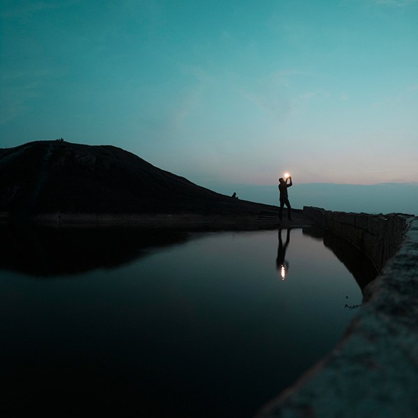 GoPro self-portrait of joshi daniel shooting at Chitharal, Kanyakumari, Tamil Nadu, India
